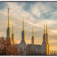 Golden Hour Washington DC Temple