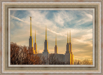 Golden Hour Washington DC Temple