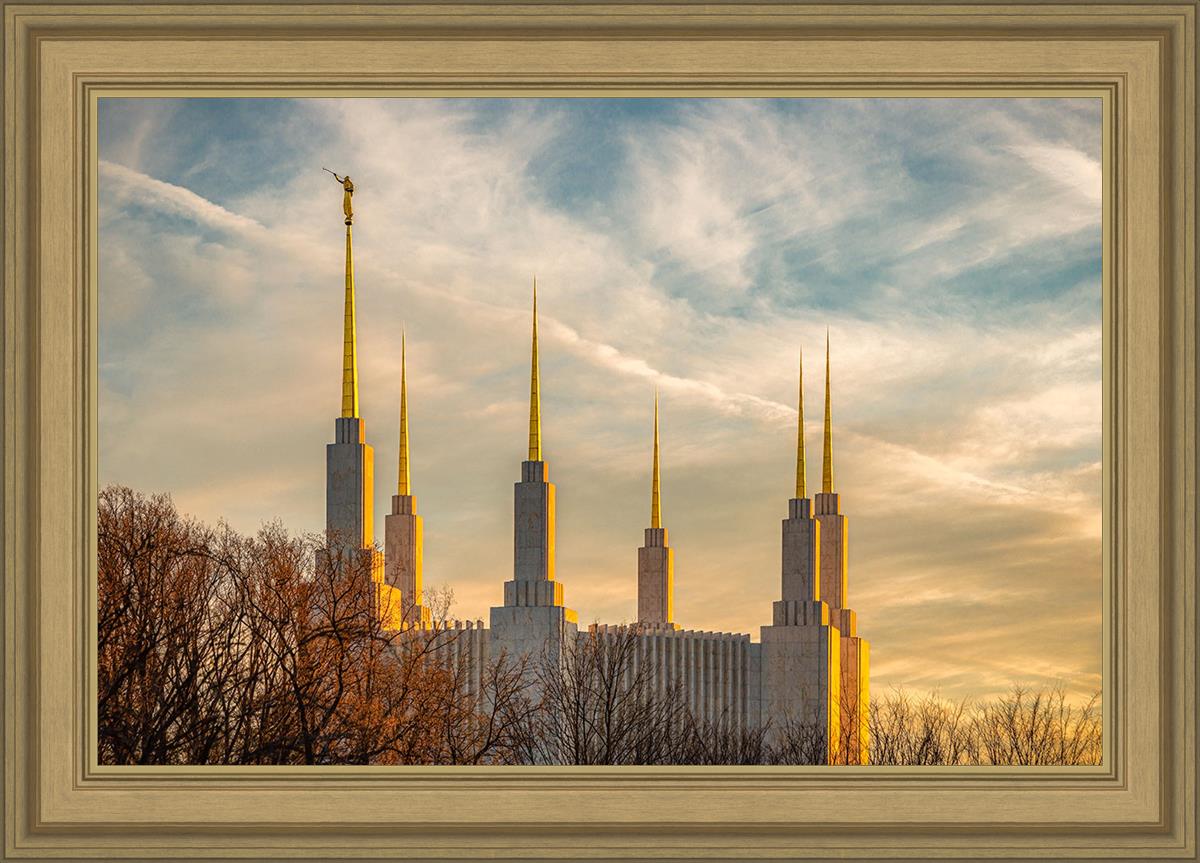 Golden Hour Washington DC Temple