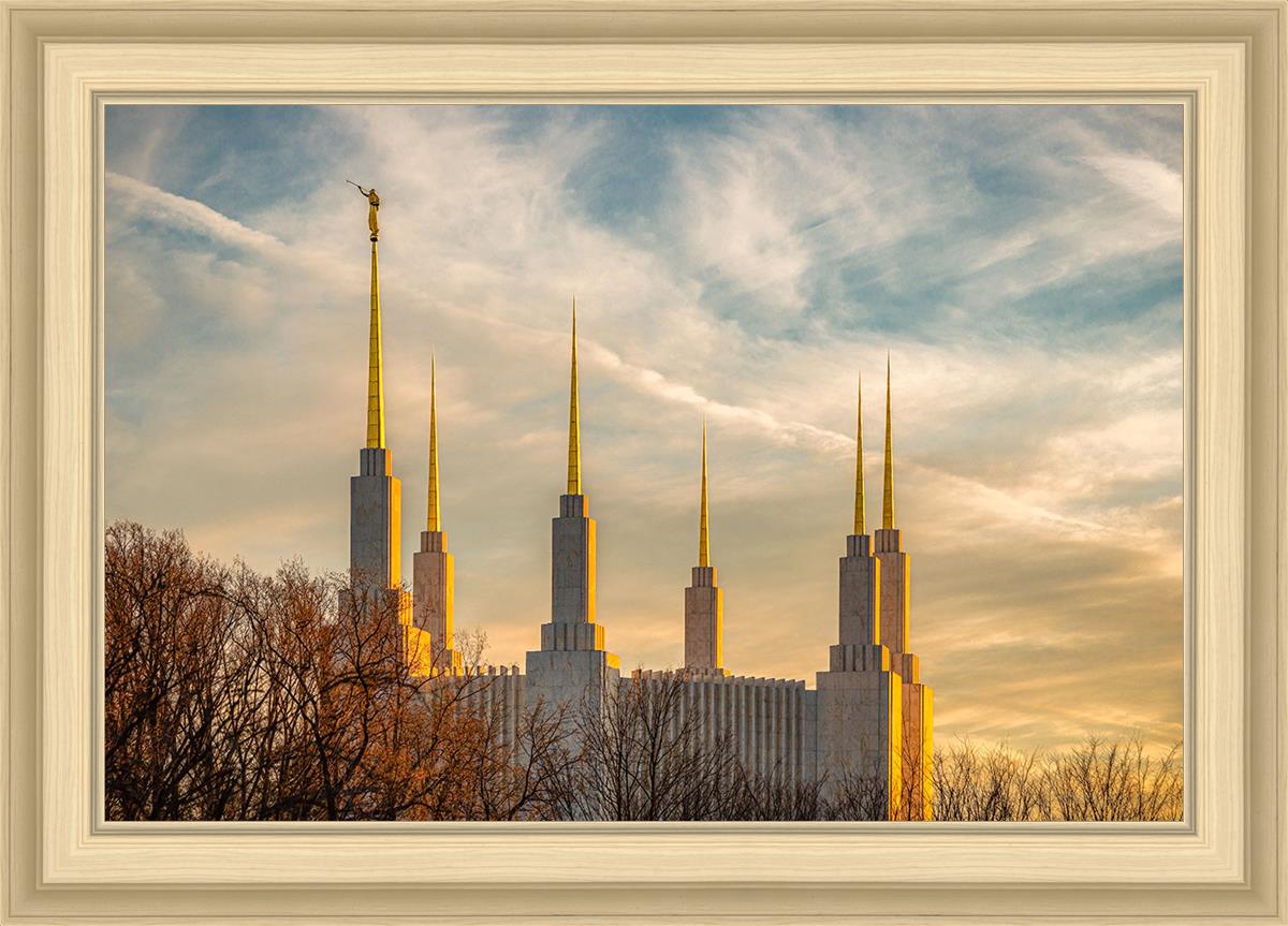 Golden Hour Washington DC Temple