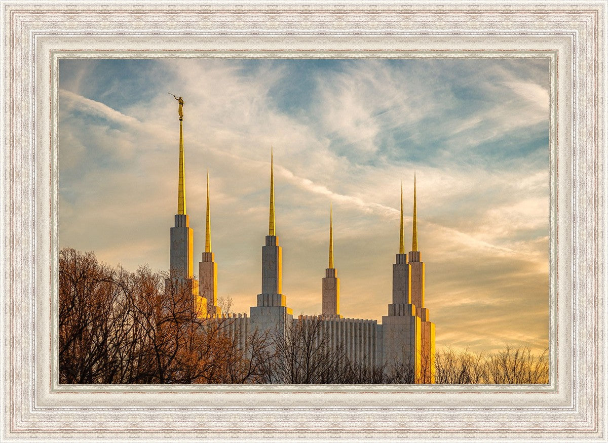 Golden Hour Washington DC Temple
