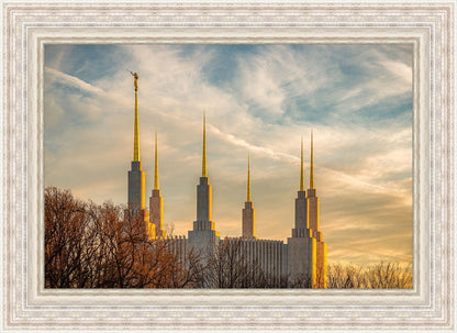 Golden Hour Washington DC Temple