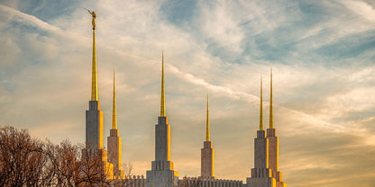 Golden Hour Washington DC Temple
