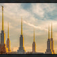 Golden Hour Washington DC Temple