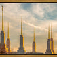 Golden Hour Washington DC Temple