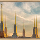 Golden Hour Washington DC Temple