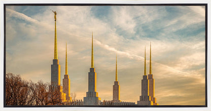 Golden Hour Washington DC Temple