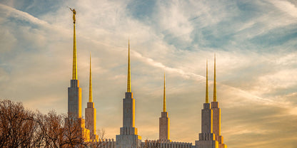 Golden Hour Washington DC Temple
