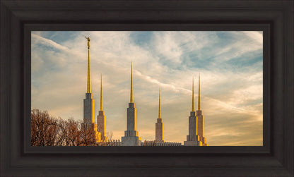 Golden Hour Washington DC Temple