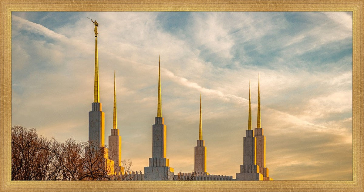Golden Hour Washington DC Temple