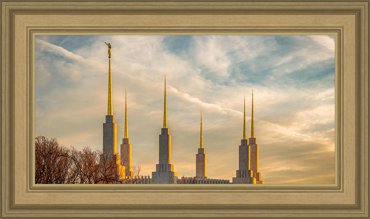 Golden Hour Washington DC Temple