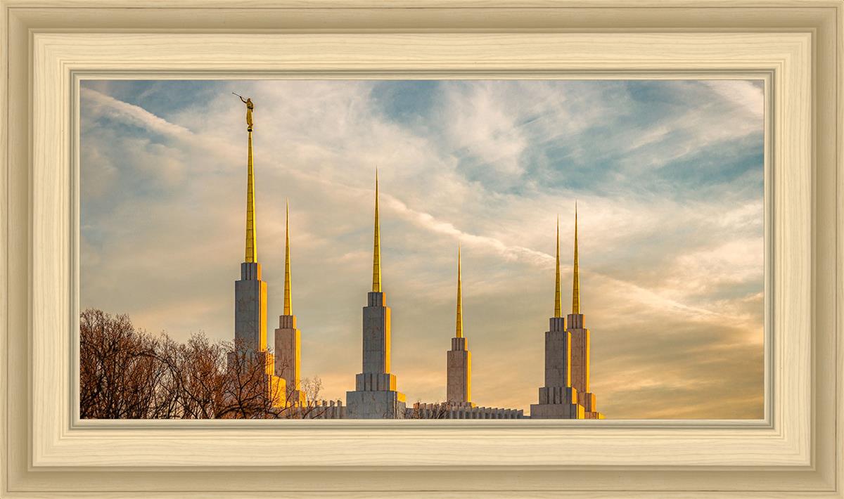 Golden Hour Washington DC Temple