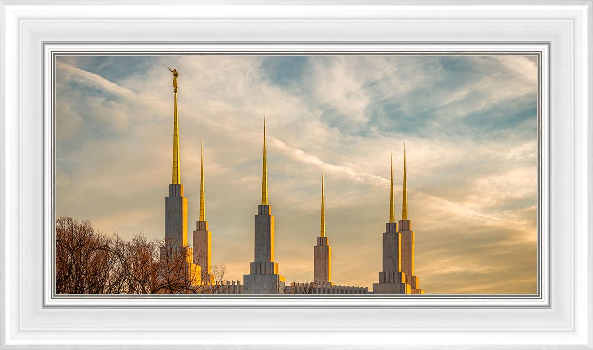 Golden Hour Washington DC Temple