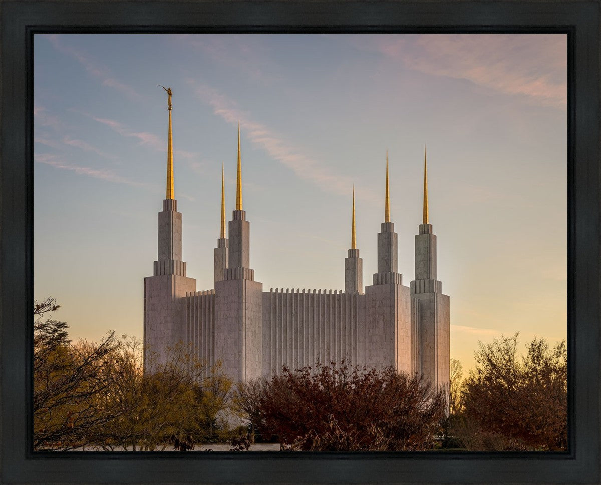 Washington DC Fall Skies Gallery Wrap