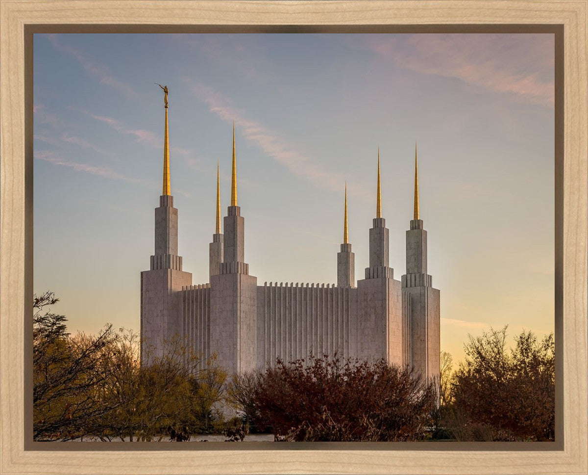 Washington DC Fall Skies Gallery Wrap