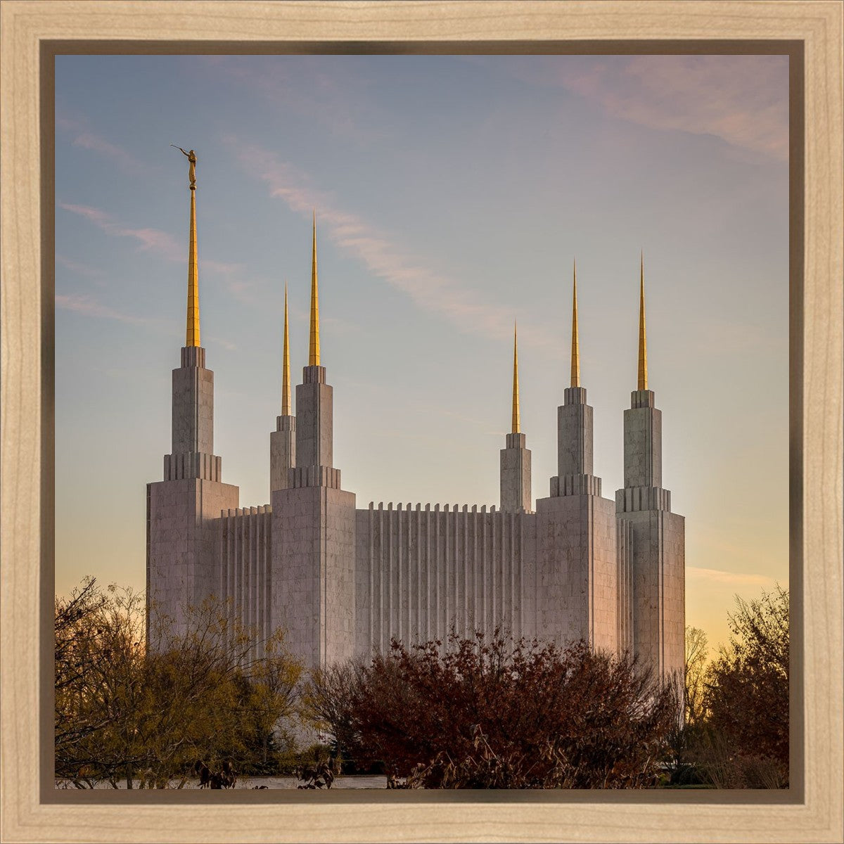 Washington DC Fall Skies Gallery Wrap