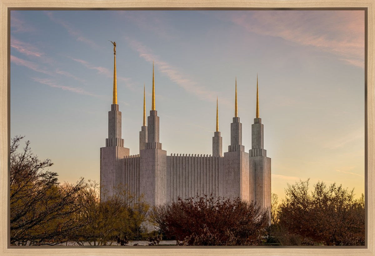 Washington DC Fall Skies Gallery Wrap