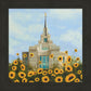 Kyiv Temple with Sunflowers