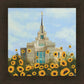 Kyiv Temple with Sunflowers