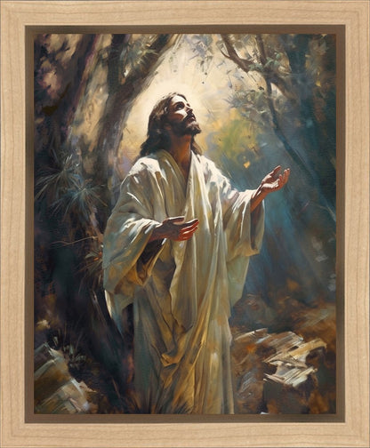 Jesus Prays in the Garden of Gethsemane Gallery Wrap