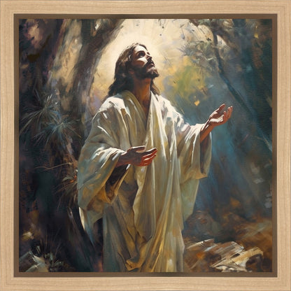 Jesus Prays in the Garden of Gethsemane Gallery Wrap