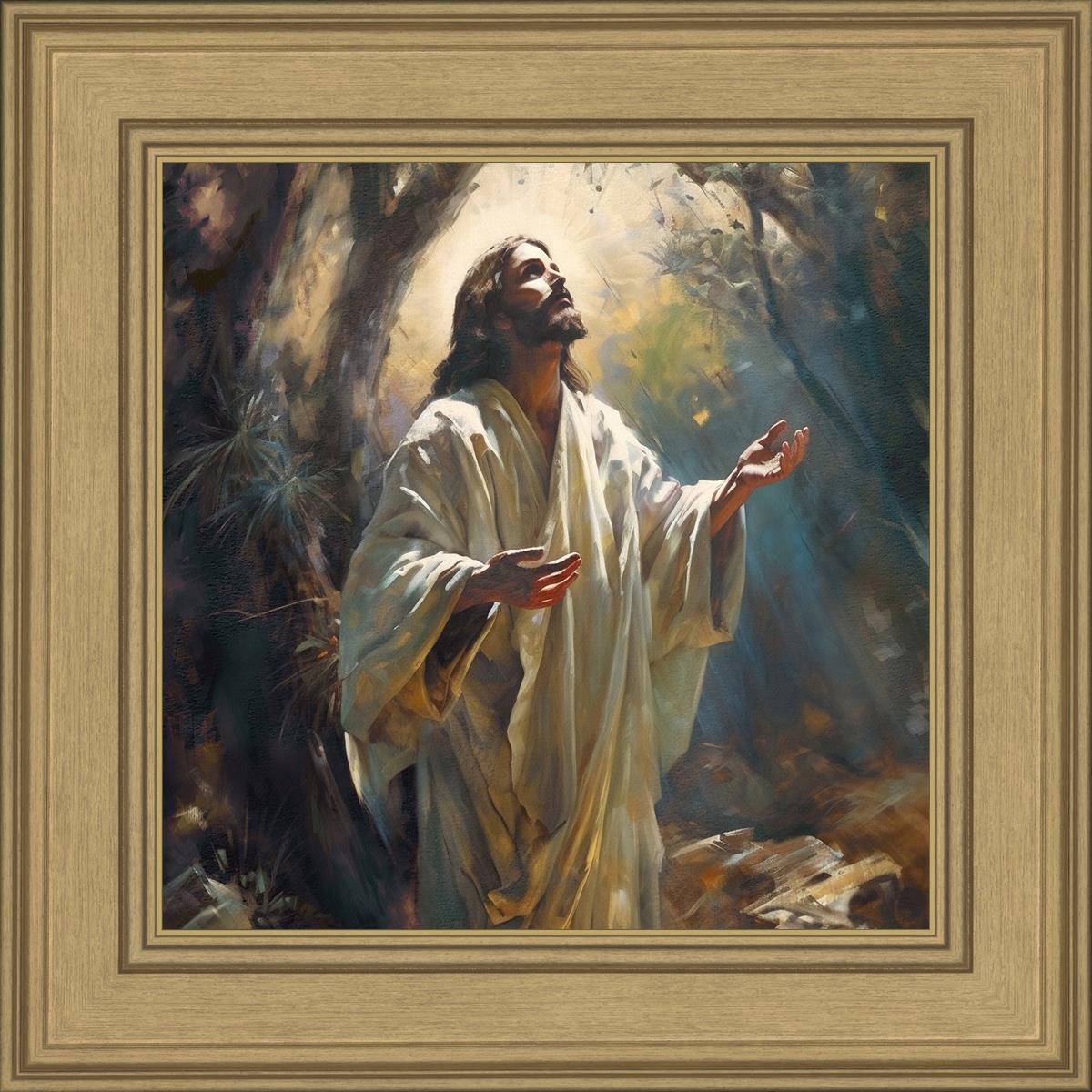 Jesus Prays in the Garden of Gethsemane