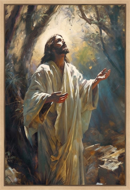 Jesus Prays in the Garden of Gethsemane Gallery Wrap