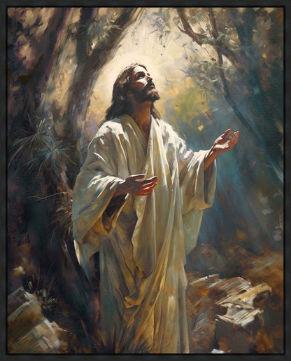 Jesus Prays in the Garden of Gethsemane Gallery Wrap
