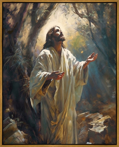 Jesus Prays in the Garden of Gethsemane Gallery Wrap