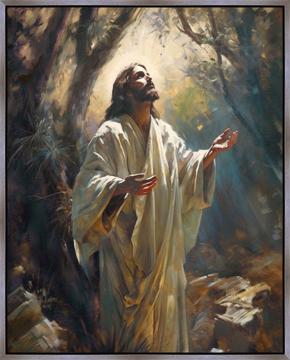 Jesus Prays in the Garden of Gethsemane Gallery Wrap