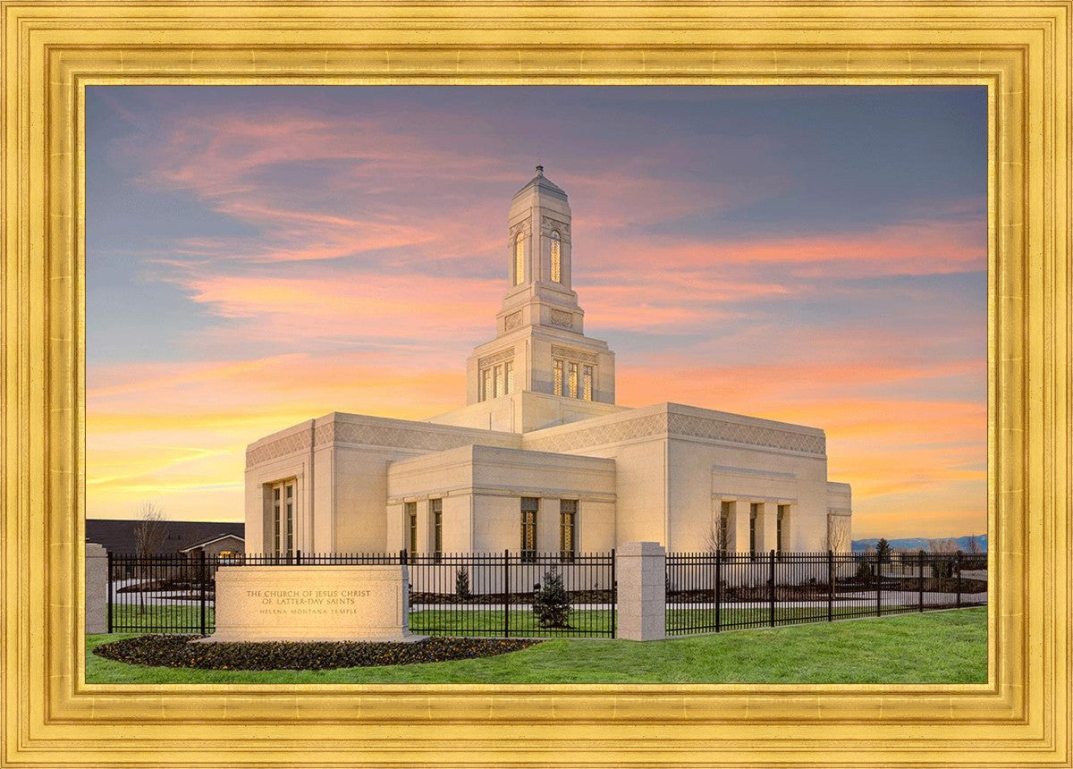 Helena Montana at Sunrise