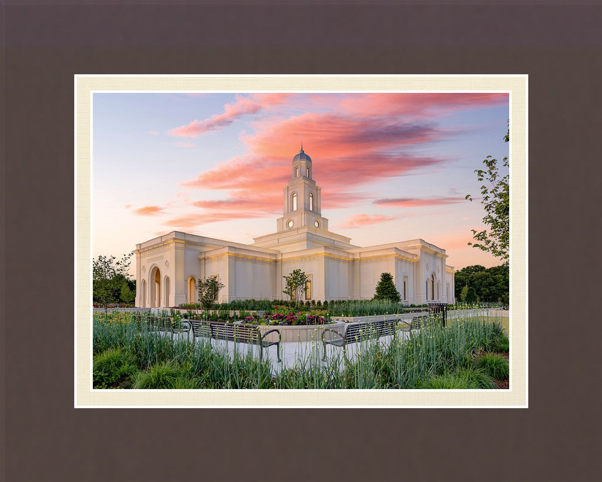 Bentonville Arkansas at Sunrise