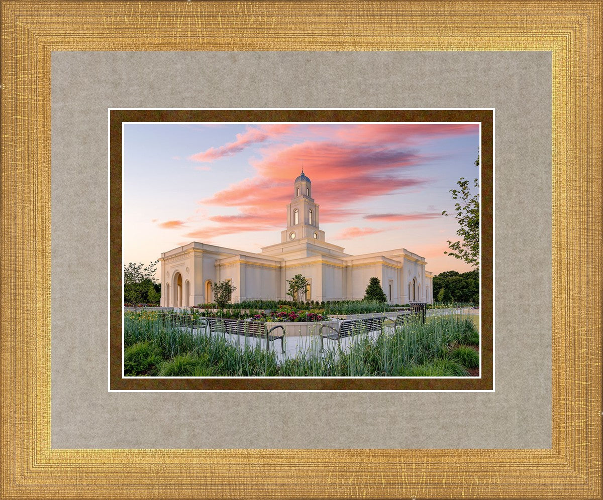 Bentonville Arkansas at Sunrise