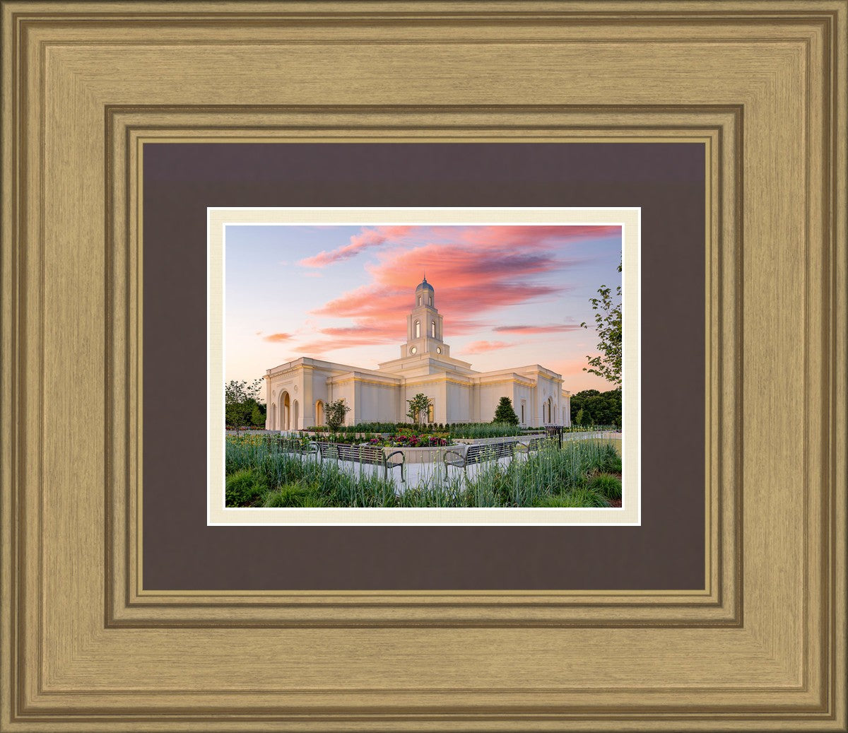 Bentonville Arkansas at Sunrise