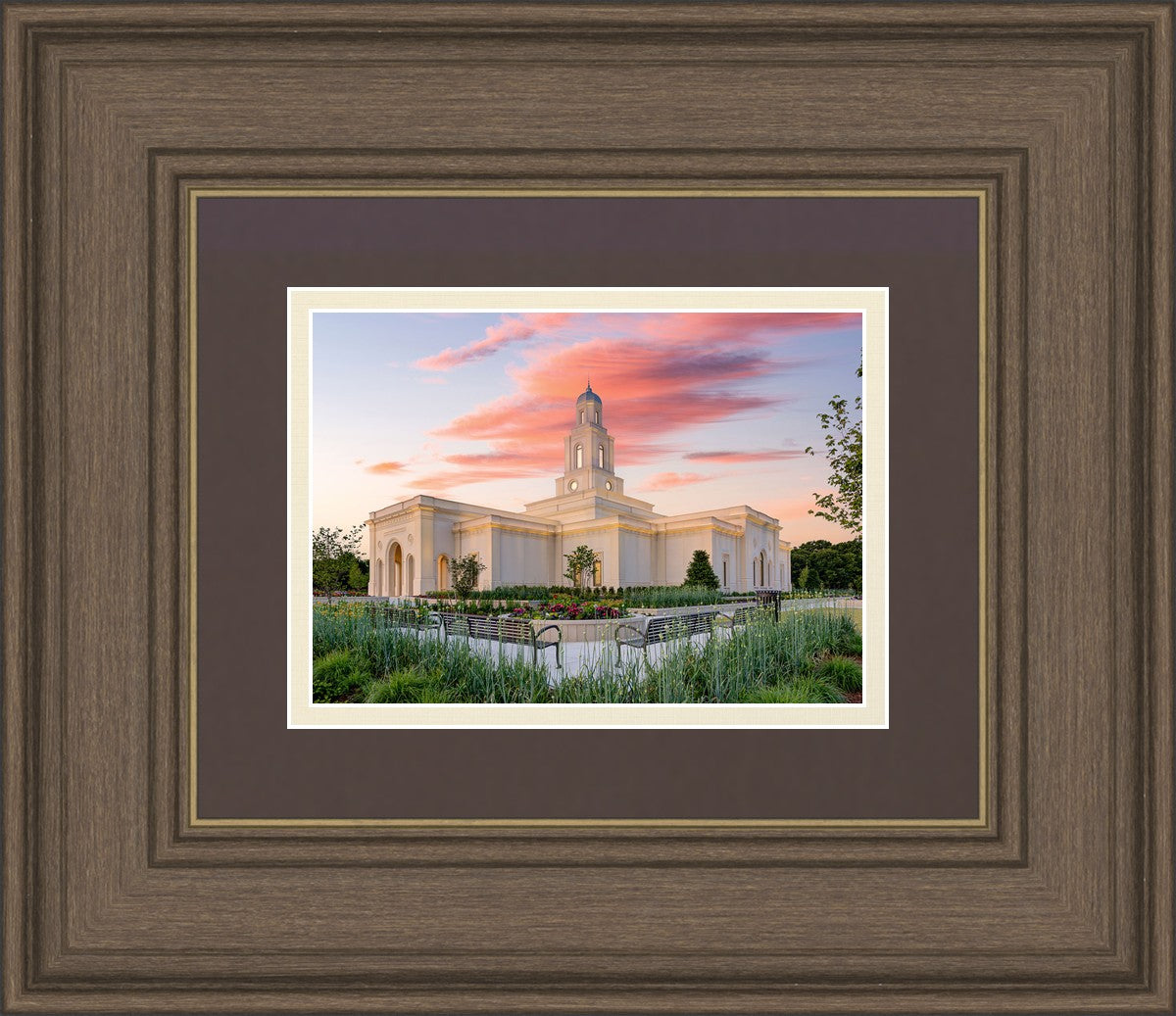 Bentonville Arkansas at Sunrise