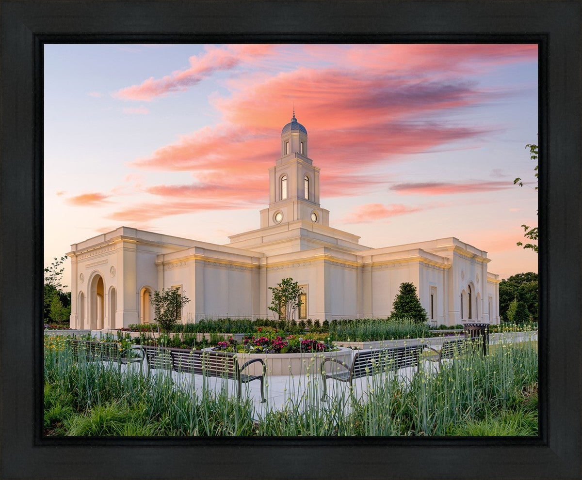 Bentonville Arkansas at Sunrise