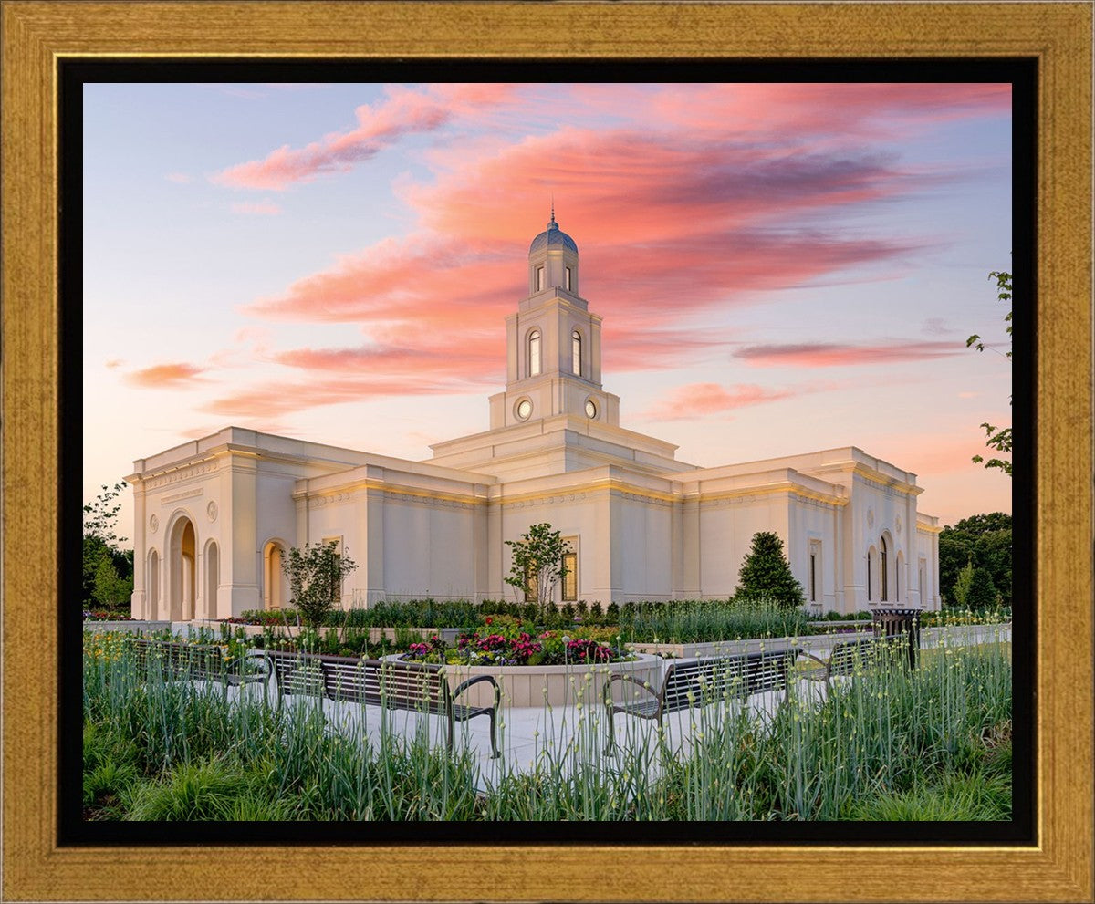 Bentonville Arkansas at Sunrise