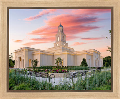 Bentonville Arkansas at Sunrise