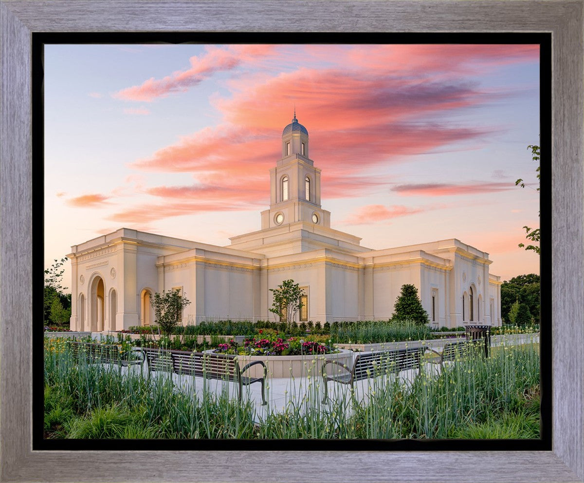 Bentonville Arkansas at Sunrise