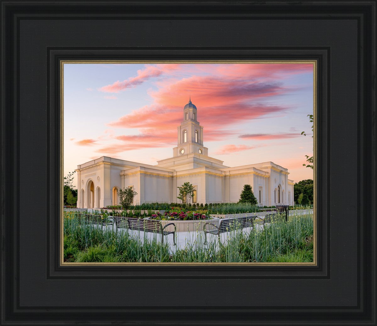 Bentonville Arkansas at Sunrise