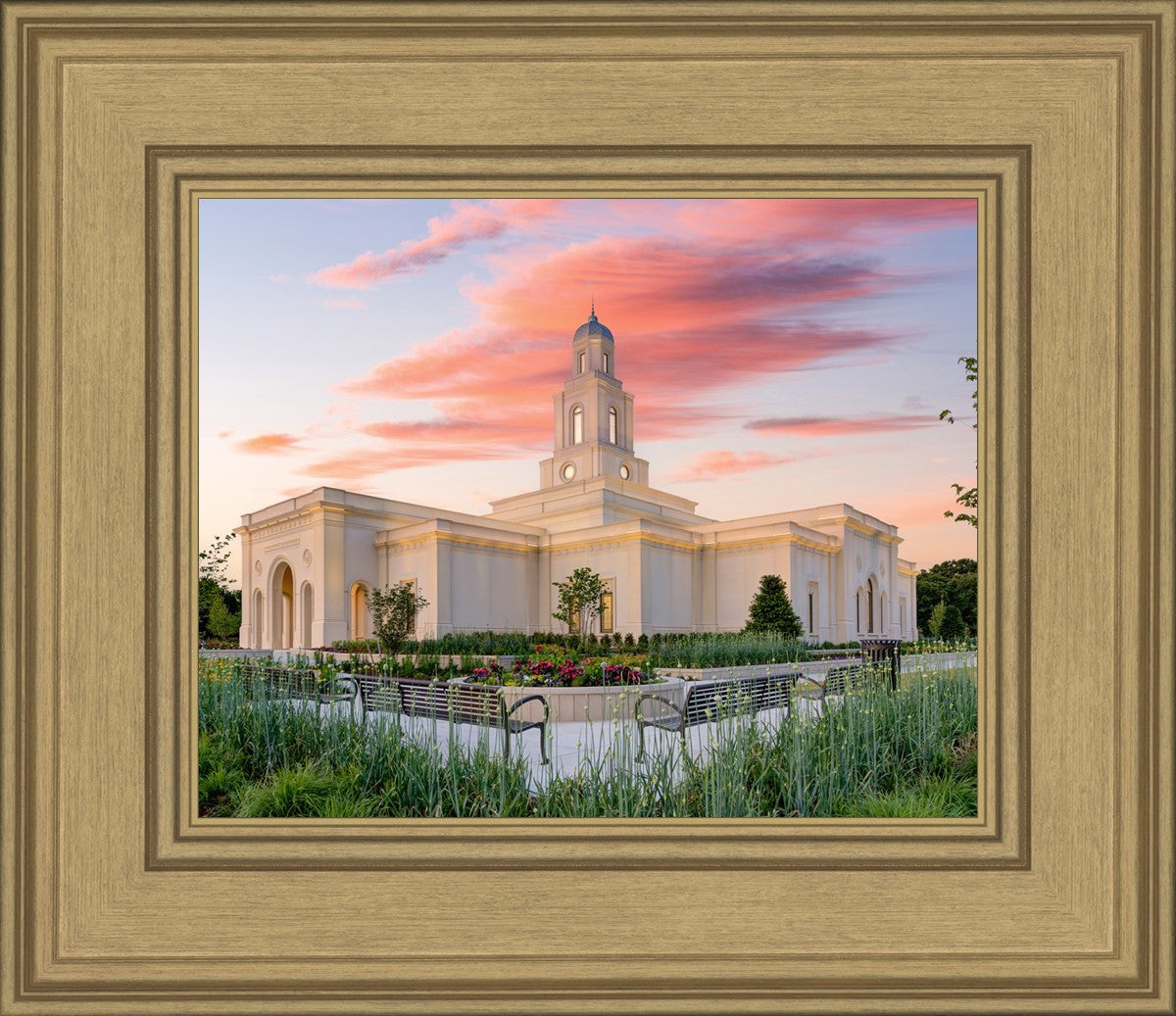 Bentonville Arkansas at Sunrise