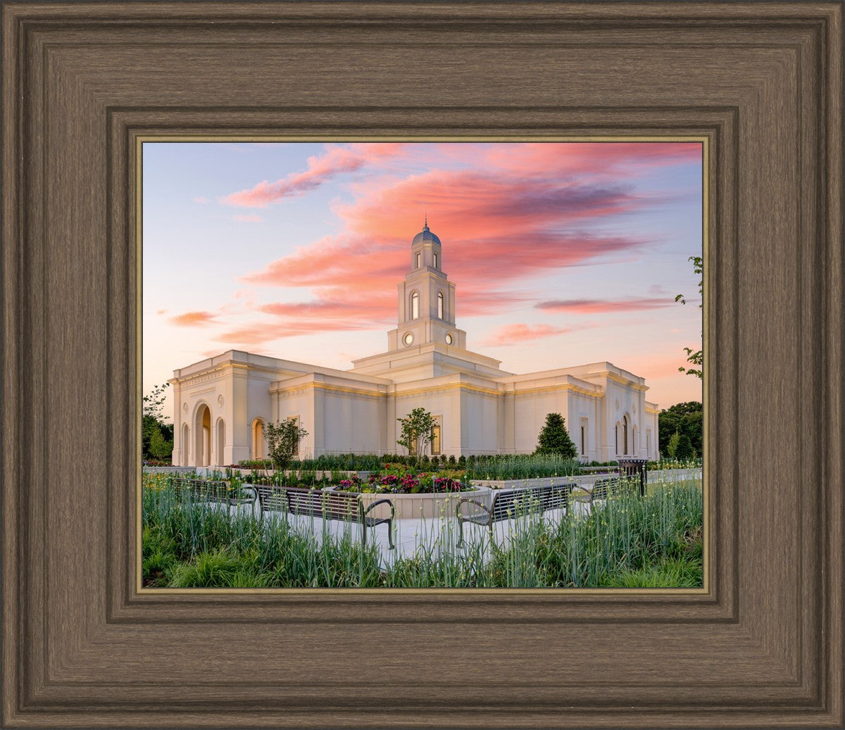Bentonville Arkansas at Sunrise