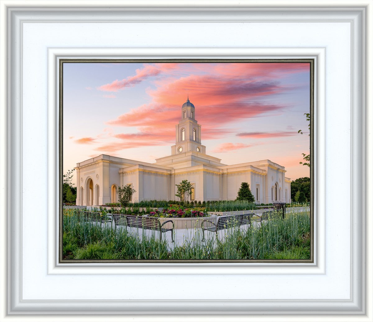 Bentonville Arkansas at Sunrise