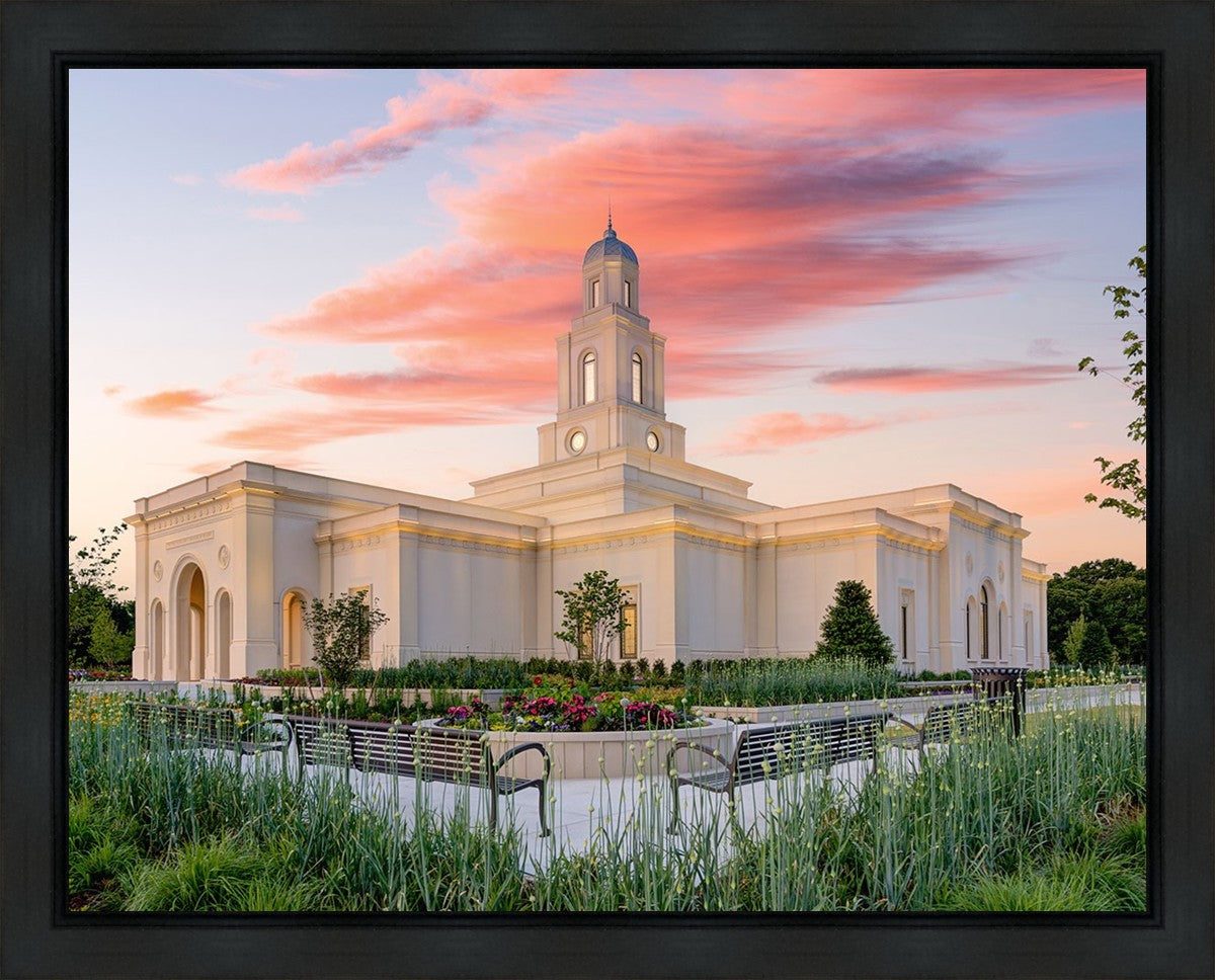 Bentonville Arkansas at Sunrise