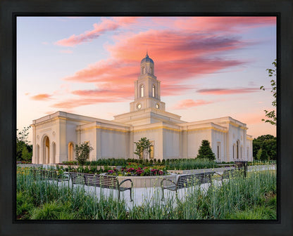 Bentonville Arkansas at Sunrise