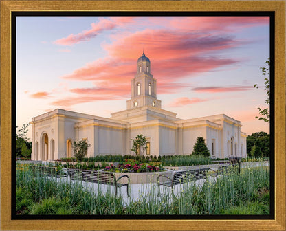 Bentonville Arkansas at Sunrise
