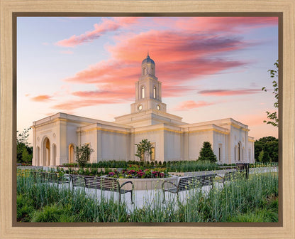 Bentonville Arkansas at Sunrise
