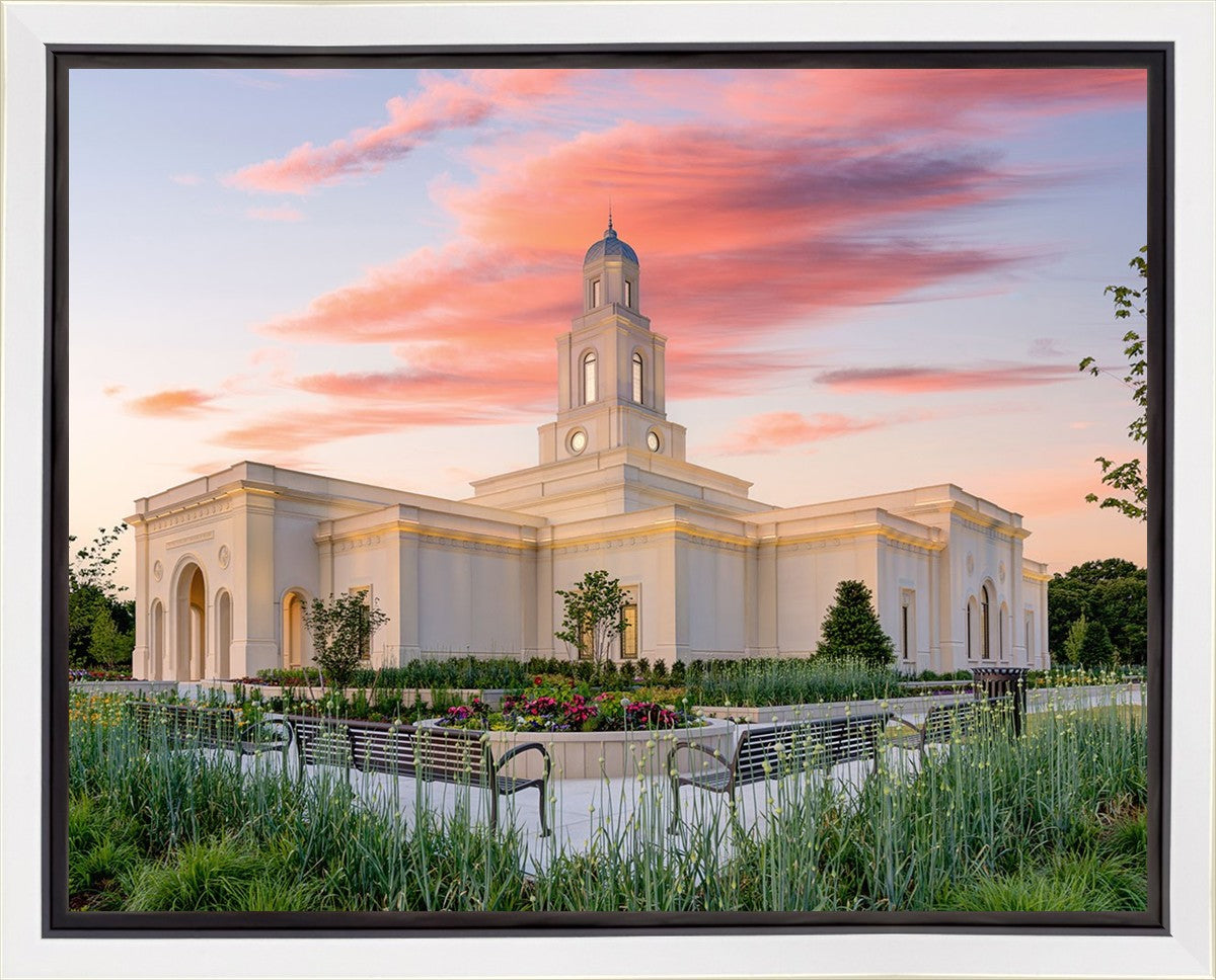 Bentonville Arkansas at Sunrise