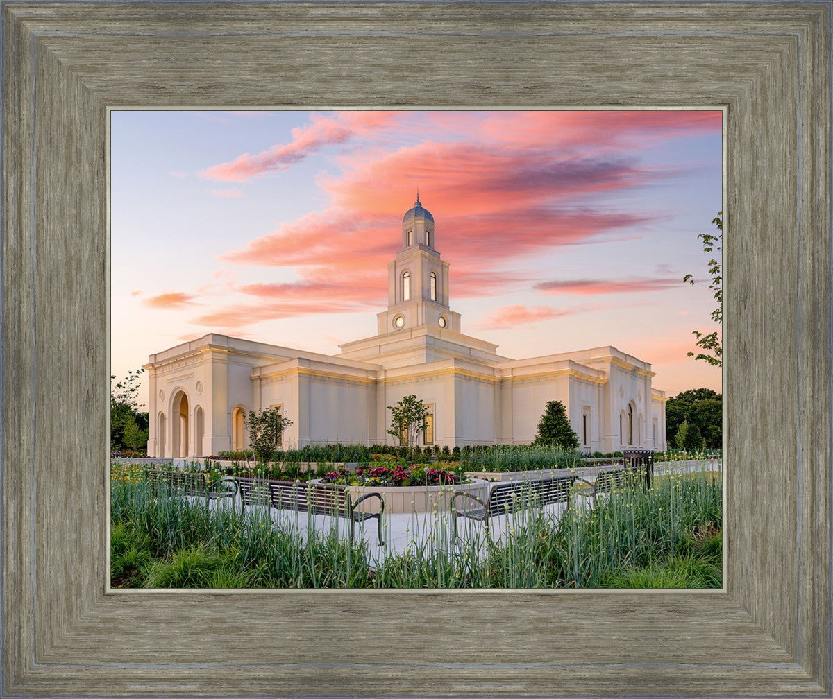 Bentonville Arkansas at Sunrise