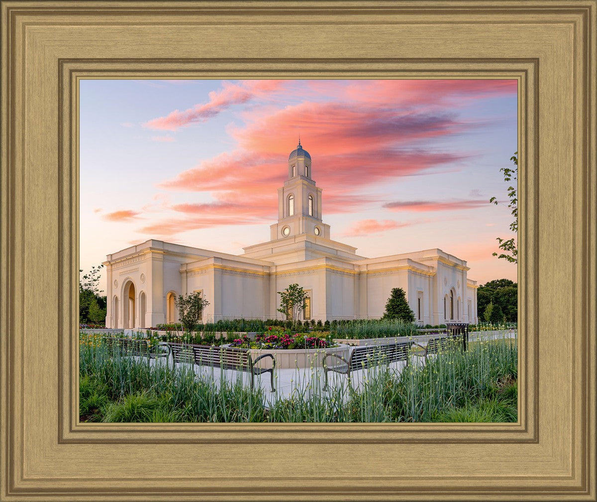 Bentonville Arkansas at Sunrise